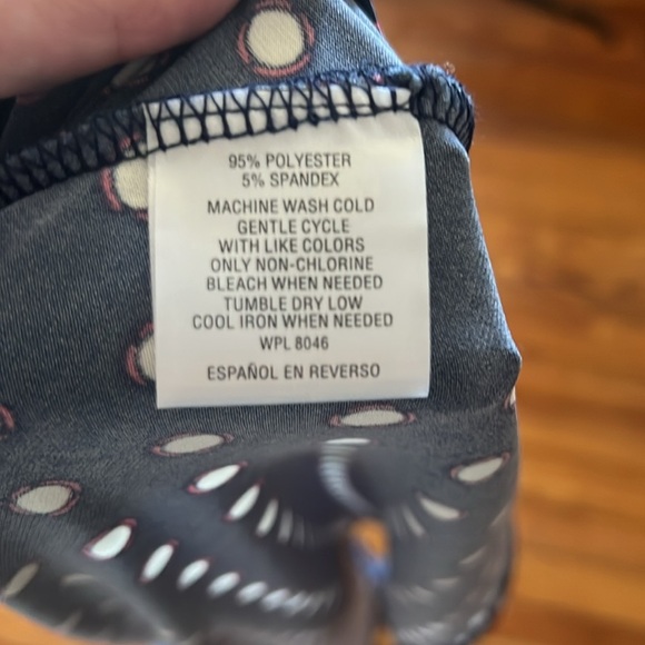 Charter Club Navy Blue and White Polka Dot Fit and A-line Midi Dress Size M - Picture 7 of 7